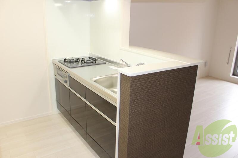 キッチン　お料理好きには嬉しいガスキッチンです。