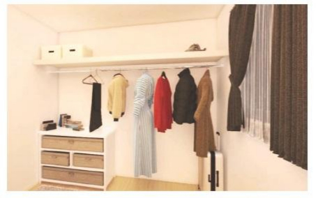 収納　オープンクローゼット（イメージ）