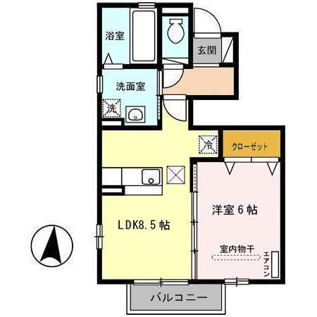 ヴィラパティオAの間取り写真
