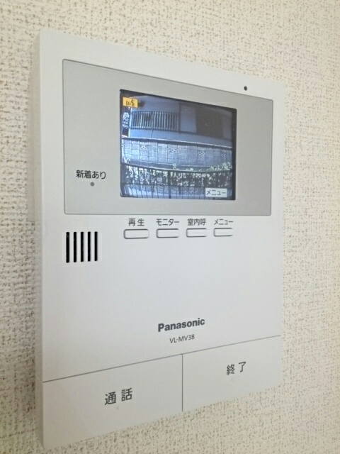 セキュリティ　モニタ付インターホンで安心♪