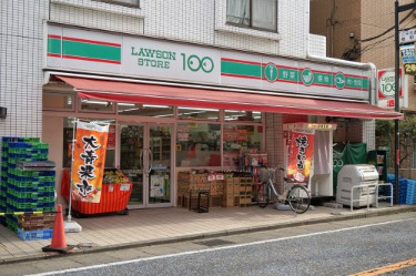 コンビニ　ローソンストア100 二子新地店（コンビニ）まで336m