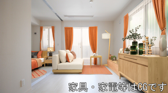 居室・リビング　家具？家電はＣＧです