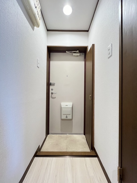 千寿マンションの玄関写真