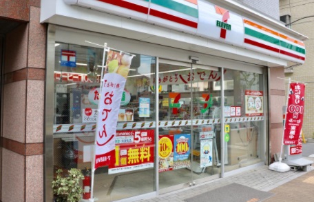 コンビニ　セブンイレブン 墨田押上2丁目東店（コンビニ）まで581m