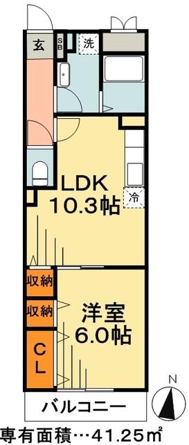 プラシード東葛西の間取り写真