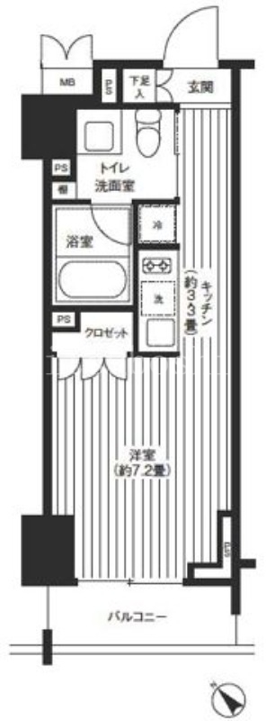レジディア渋谷の間取り写真