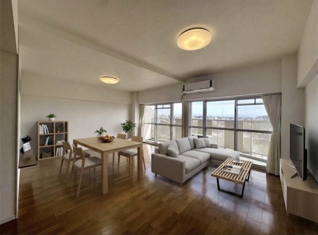 居室・リビング　画像中の家具はAIにより配置加工している為、付属しません