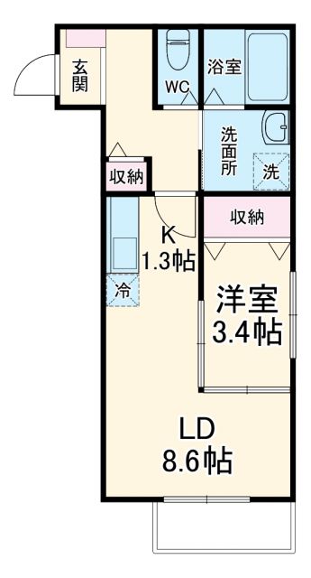 フラッツMの間取り写真
