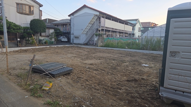 建物外観　建築予定地です。２６．１０．１０