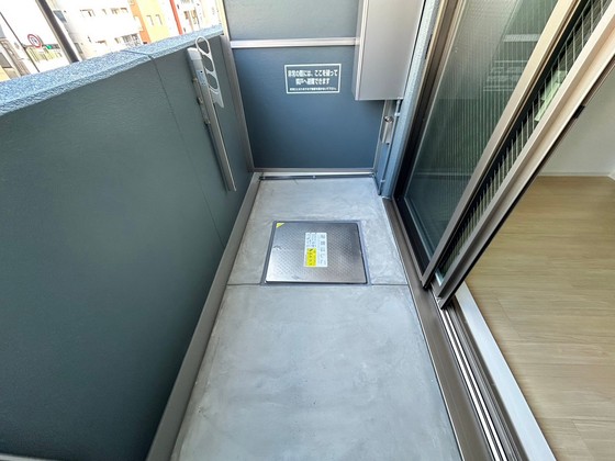 バルコニー　※別部屋の写真です
