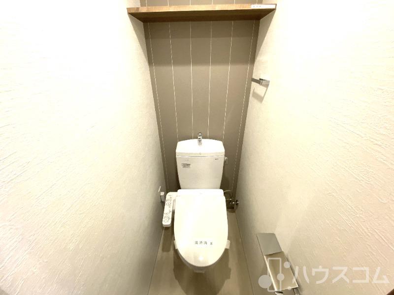 トイレ　冬場も安心の温水洗浄便座！