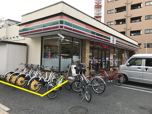 コンビニ　セブンイレブン台東石浜店（コンビニ）まで136m