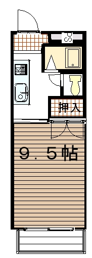 メゾン白水IIの間取り