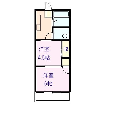 成島ハイツの間取り