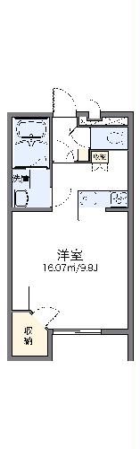 レオパレス罧原の間取り