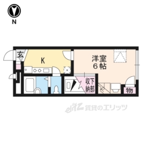 レオパレス相楽の間取り