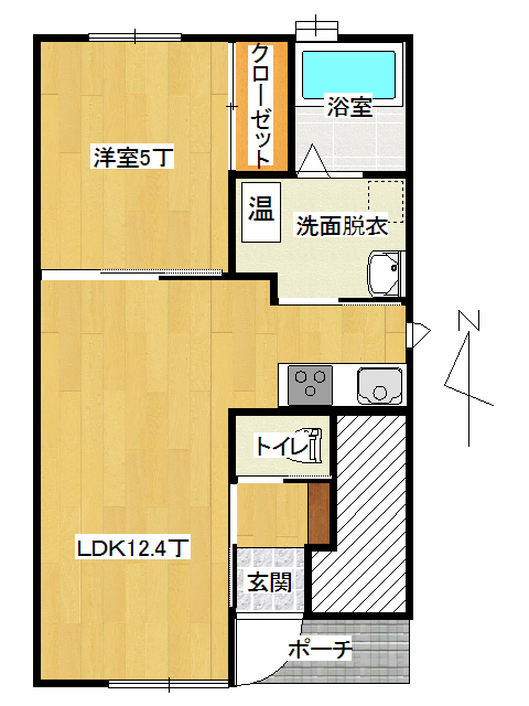 メゾンサンセットIIの間取り