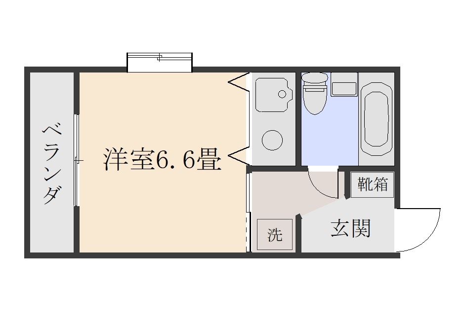 朝日プラザ上之園４０１号の間取り