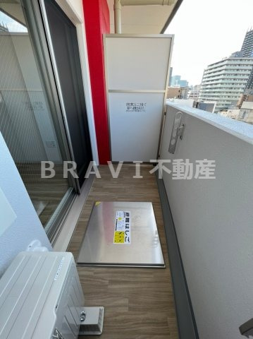 バルコニー　【セレニテ天満橋アリア】落ち着いた時間を過ごせるバルコニーで