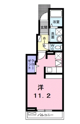 名鉄名古屋本線 新安城駅 徒歩17分 2階建 築7年の間取り写真