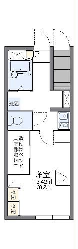 レオパレスガーデンハウスIIの間取り