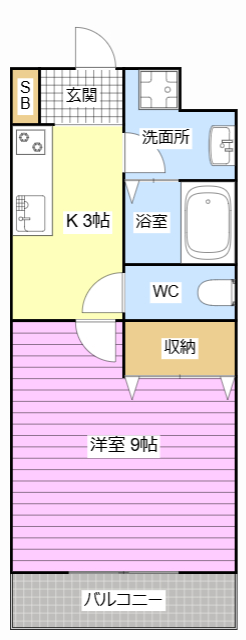 モンブランの間取り