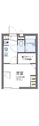 レオパレス沖田の間取り