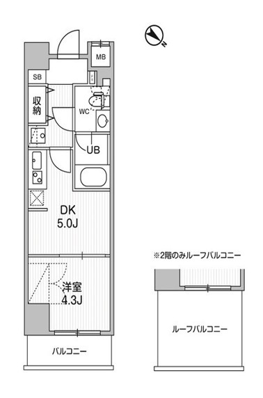 コンフォリア・リヴ志村三丁目の間取り