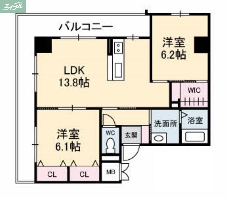 ヴィオーラ中山下の間取り