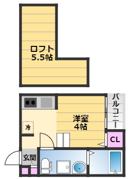 サクシード寺地町の間取り