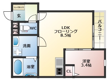 仮）和白4丁目新築アパートの間取り