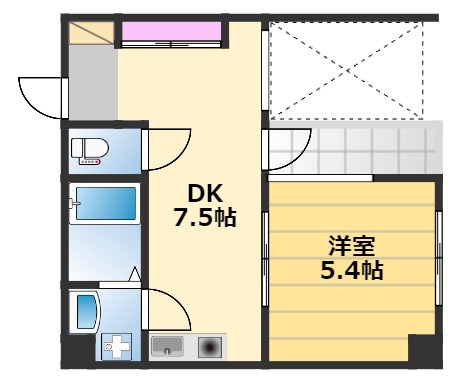 ハイネス・センターコートの間取り