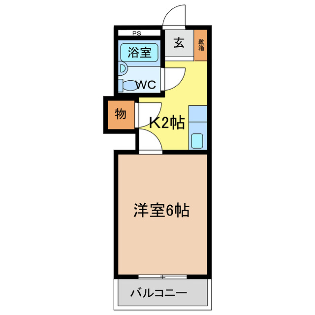 アポスタ蔵本公園の間取り