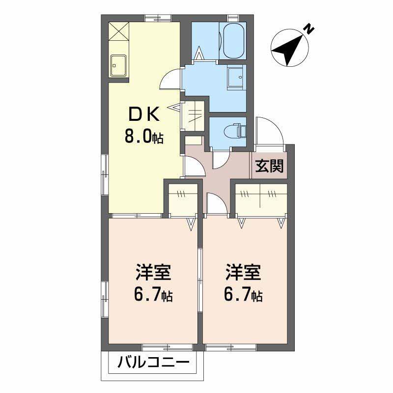 ガーデンハウス　カサベルテの間取り