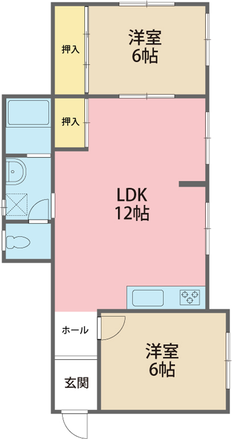 パークホーム敦賀の間取り