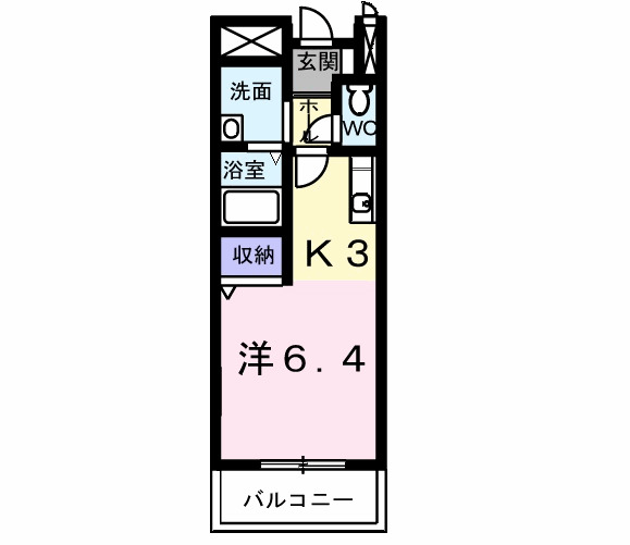 プラムＫ．Ｓ．Ｓの間取り