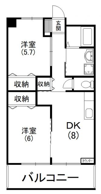 グレース名倉の間取り