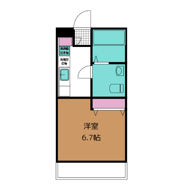 【小金井市梶野町のマンションの間取り】