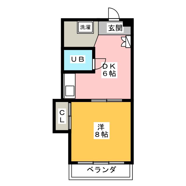 ダイアパレス蒔田第２の間取り