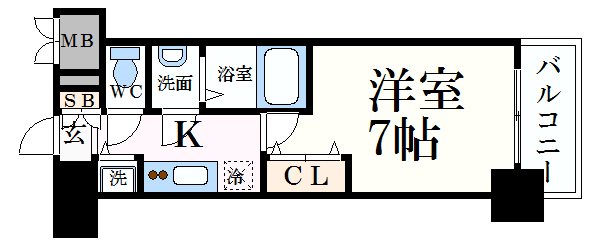 プレサンス栄ブリオの間取り