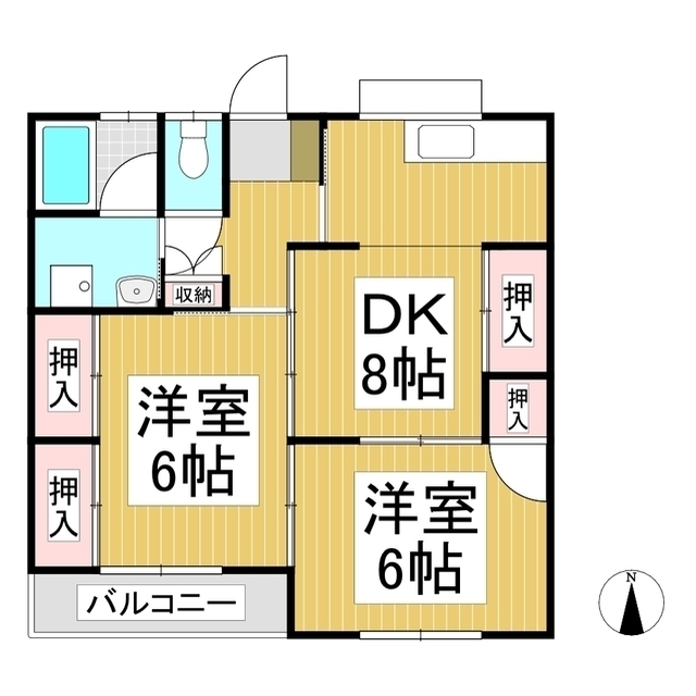 ハイツＫＯＩＫＥの間取り