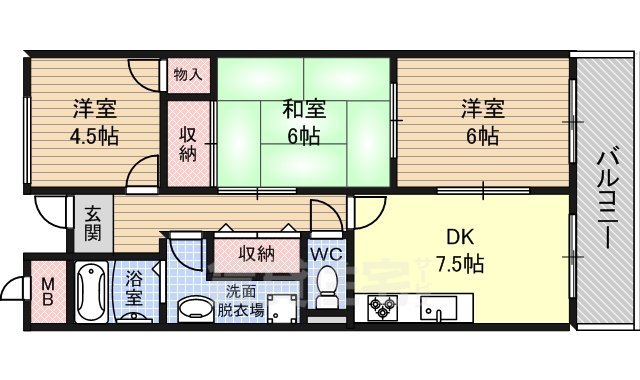 シークハウスの間取り