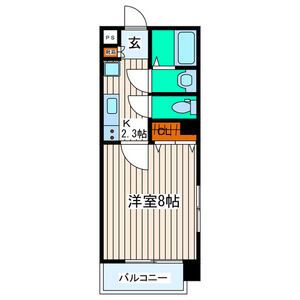 仙台市青葉区木町通のマンションの間取り