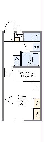 レオパレスアトリオの間取り