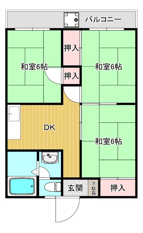 光洋マンションの間取り