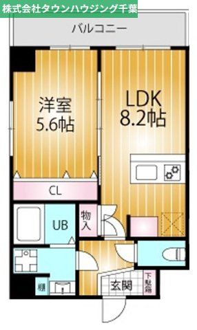 四街道市鹿渡のマンションの間取り