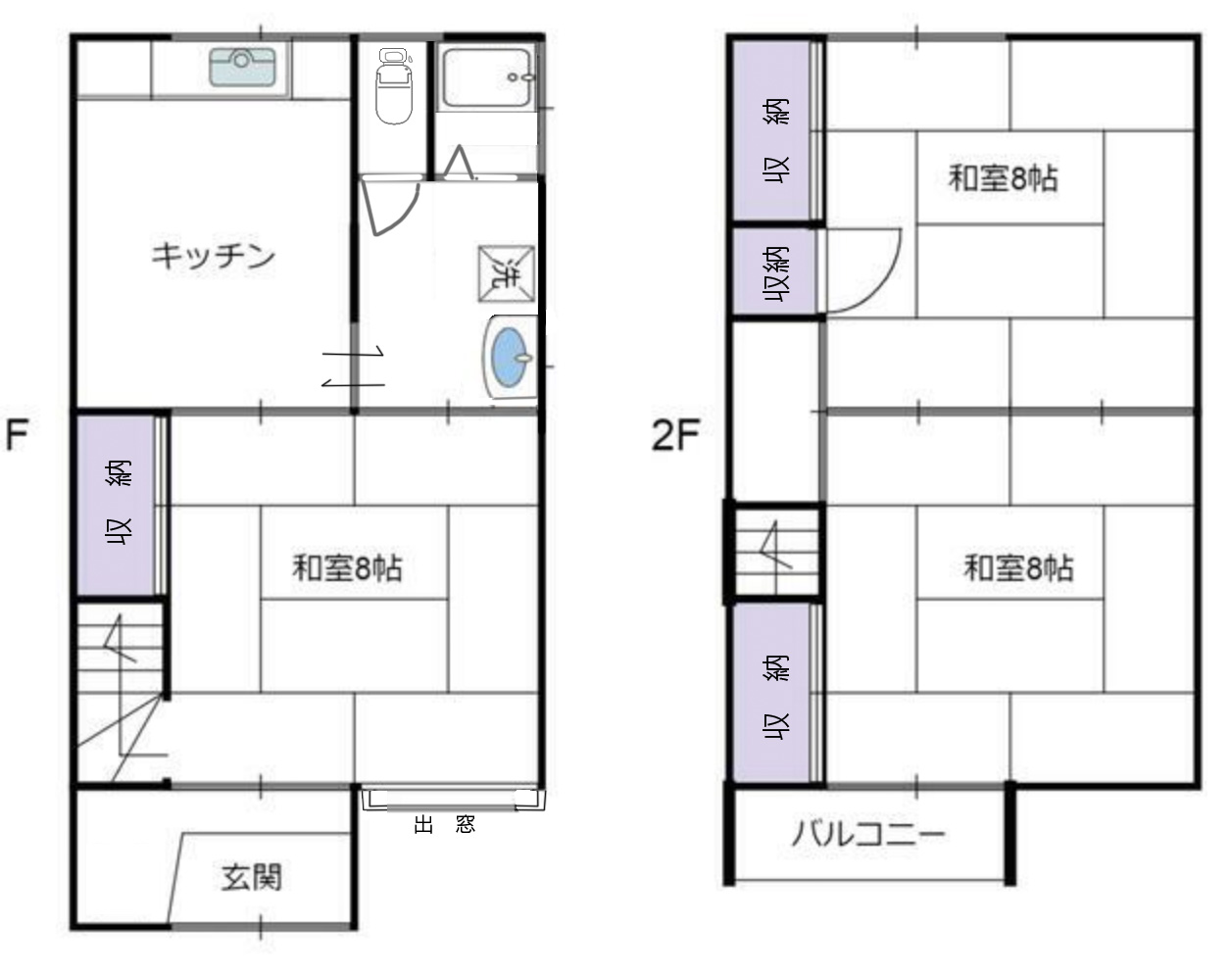 まんまる森アパートの間取り