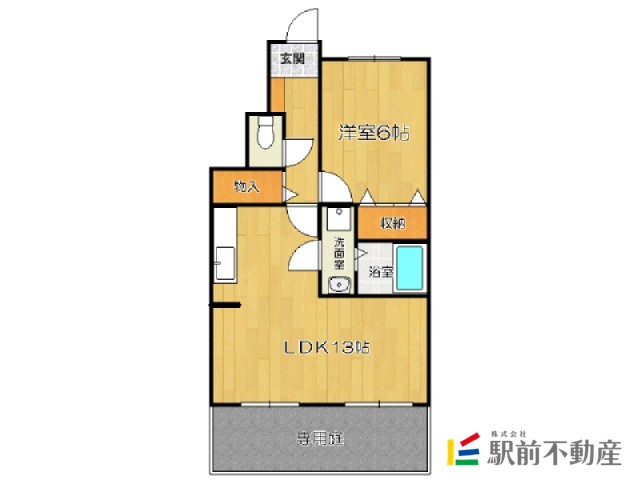 三井郡大刀洗町大字高樋のアパートの間取り