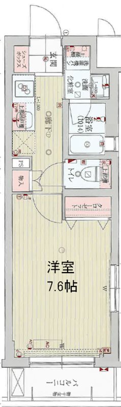 ベラジオ　雅び　北野白梅町駅前の間取り