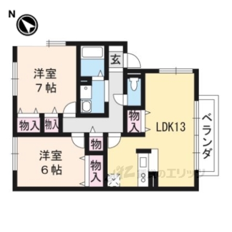 ウィル比叡の間取り